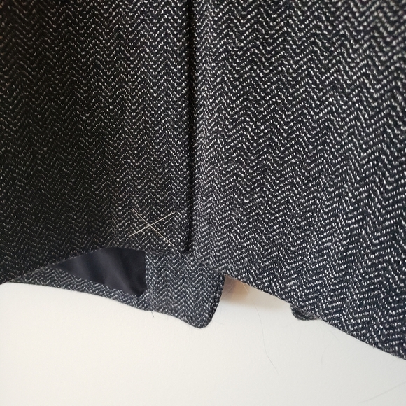 Loft Blazer Black & White Tweed Harringbone Blazer NWT Sz 14 - Picture 7 of 15